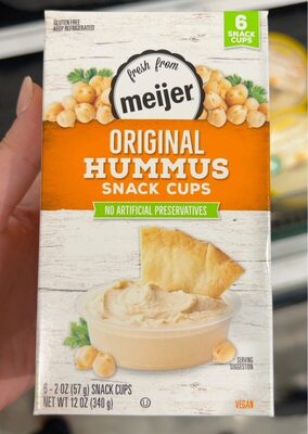 Original Hummus Snack Cups, Original