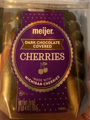 Dark Chocolate Covered Cherries, Dark Chocolate