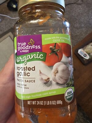 Roasted Garlic Organic Pasta Sauce, Roasted Garlic