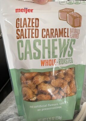 Glazed Salted Caramel Whole-Roasted Cashews, Glazed Salted Caramel