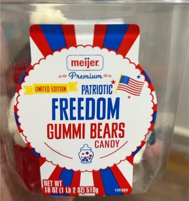 Freedom Gummi Bears Candy, Freedom Gummi Bears