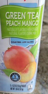 Green Tea Peach Mango Drink Mix, Green Tea Peach Mango