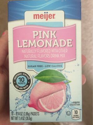 Pink Lemonade Drink Mix, Pink Lemonade