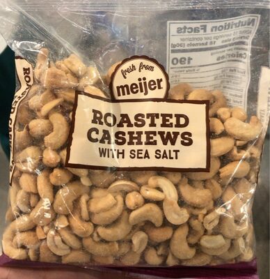 Roasted Cashews With Sea Salt, Roasted With Sea Salt