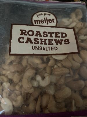 Unsalted Roasted Cashews, Unsalted