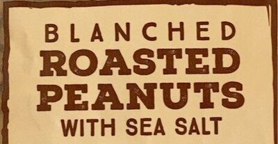 Blanched Roasted Peanuts With Sea Salt, Blanched Roasted With Sea Salt
