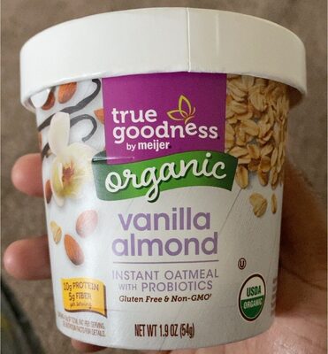 Vanilla Almond Instant Oatmeal, Vanilla Almond