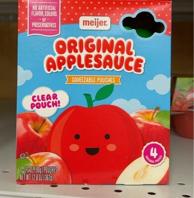 Apple Mango Applesauce Squeezable Pouches, Apple Mango