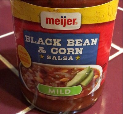 Black Bean & Corn Mild Salsa, Black Bean & Corn