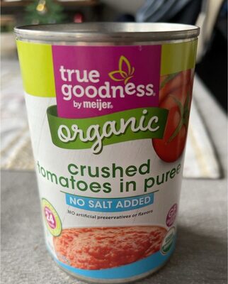 Organic No Salt Added Crushed Tomatoes In Puree