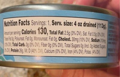 Solid White Albacore Wild Caught Tuna In Water & Sea Salt, Solid White Albacore In Water & Sea Salt