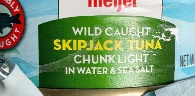 Chunk Light Skipjack Wild Caught Tuna In Water & Sea Salt, Chunk Light Skipjack In Water & Sea Salt