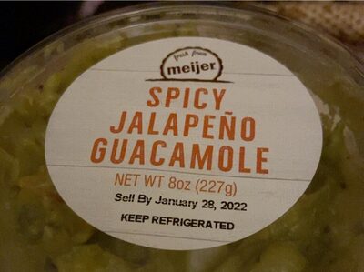 Spicy Jalapeno Guacamole, Spicy Jalapeno