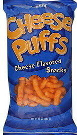 Cheddar Cheese Puffs Corn Snack, Cheddar