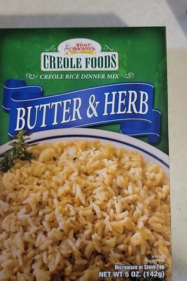 Butter & Herb Creole Rice Dinner Mix, Butter & Herb