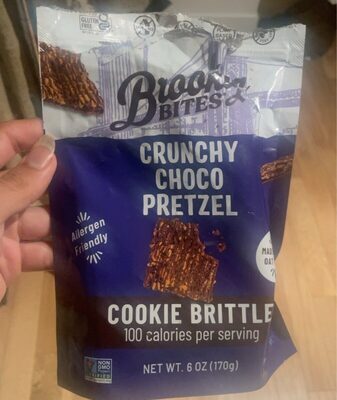 Crunchy Choco Pretzel Cookie Brittle