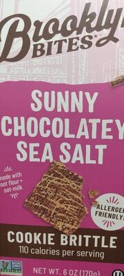 Sunny Chocolatey Sea Salt Cookie Brittle, Chocolate; Sea Salt