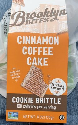 Cinnamon Coffee Cake Cookie Brittle, Cinnamon