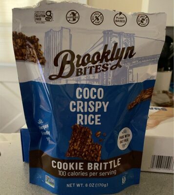 Coco Crispy Rice Cookie Brittle