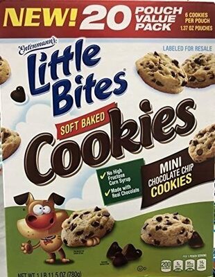 Mini Chocolate Chip Soft Baked Cookies, Mini Chocolate Chip