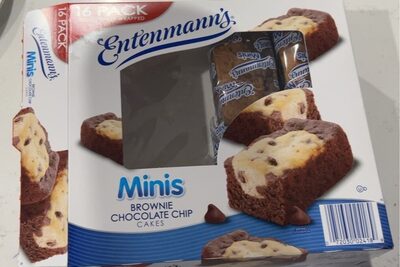Brownie Chocolate Chip Cakes Minis, Brownie Chocolate Chip