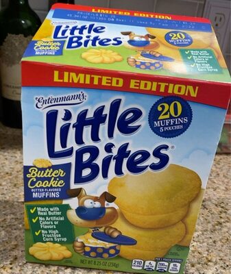 Butter Cookie Flavored Muffins, Butter Cookie
