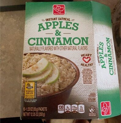 Apples & Cinnamon Instant Oatmeal, Apples & Cinnamon