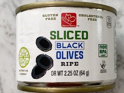 Black Sliced Ripe Olives, Black