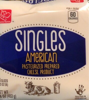 American Pasteurized Prepared Cheese Product Singles, American