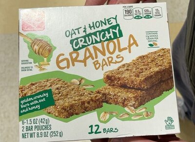 Oat & Honey Crunchy Granola Bars, Oat & Honey