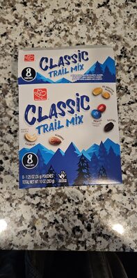 Classic Almonds, Cashews, M&M's Chocolate Candies, Raisins, Oil Roasted Peanuts Trail Mix, Classic