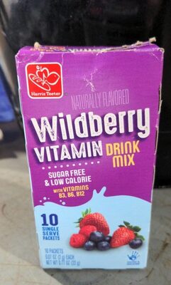 Wildberry Vitamin Drink Mix Single Serve Packets, Wildberry