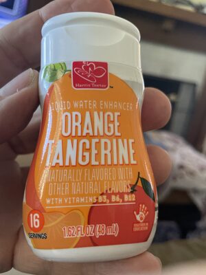 Orange Tangerine Flavored Liquid Water Enhancer, Orange Tangerine