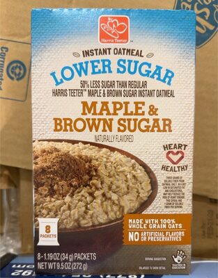 Maple & Brown Sugar Instant Oatmeal, Maple & Brown Sugar