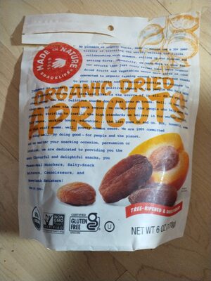 Apricots In The Buff Organic Dried Supersnacks, Apricots In The Buff