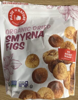 Smyrna Organic Dried Figs Soft & Sultry Supersnacks, Smyrna