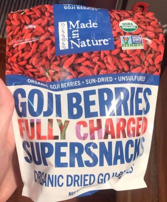 Organic Fully Charged Dried Goji Berries Supersnacks