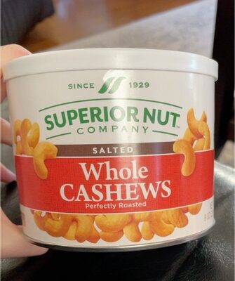 Salted Whole Cashews, Salted