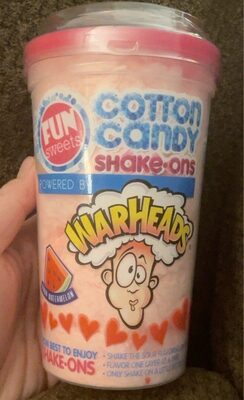 Sour Watermelon Cotton Candy Shake-Ons, Sour Watermelon