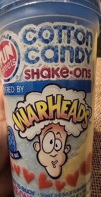 Sour Blue Raz Cotton Candy Shake-Ons, Sour Blue Raz