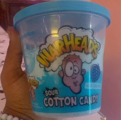 Blue Raspberry Sour Cotton Candy, Blue Raspberry Sour