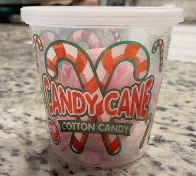 Candy Cane Cotton Candy, Candy Cane
