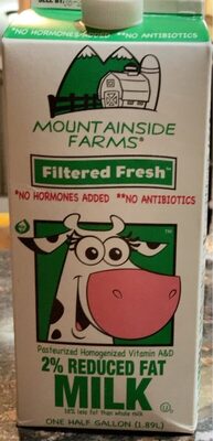 2% Reduced Fat Milk