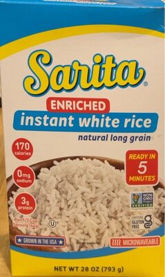 Enriched Long Grain Instant White Rice