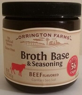 Beef Flavored Broth Base & Seasoning, Beef