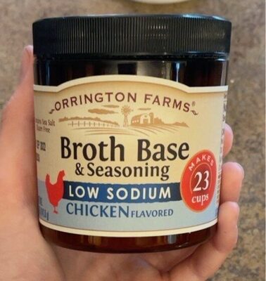 Low Sodium Chicken Flavored Broth Base & Seasoning, Chicken