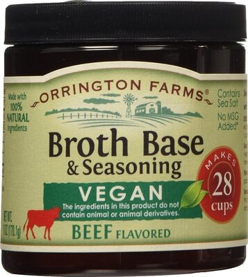 Beef Flavored Broth Base & Seasoning, Beef