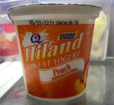 Peach 1% Lowfat Yogurt, Peach