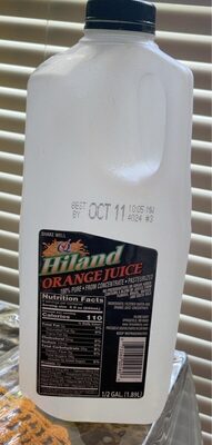 Orange Juice, Orange