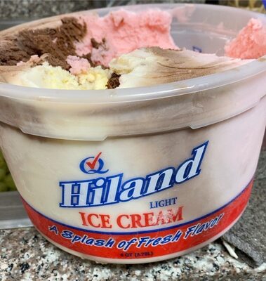 Neapolitan Vanilla, Chocolate, Strawberry Light Ice Cream, Neapolitan Vanilla, Chocolate, Strawberry Light